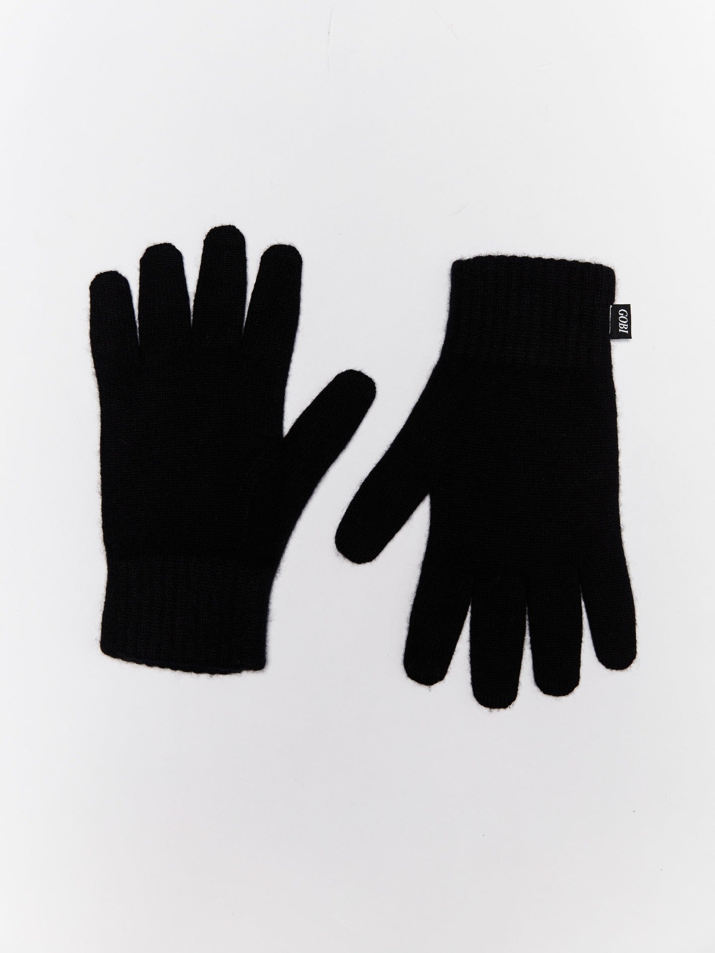 Men's Cashmere Gloves Black - Gobi Cashmere