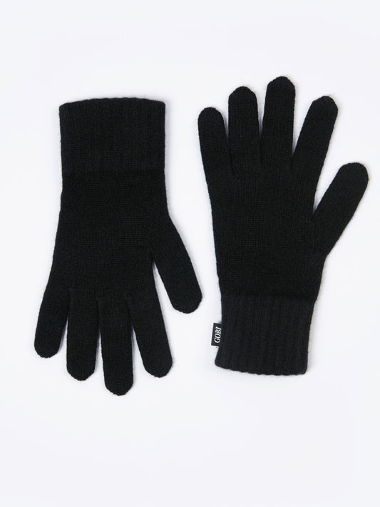 Women's Cashmere Gloves Black - Gobi Cashmere