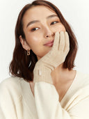 Women's Cashmere Gloves Beige - Gobi Cashmere #color_beige