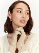 Women's Cashmere Gloves Beige - Gobi Cashmere #color_beige