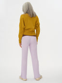 Women's Cashmere Monochrome Cardigan Lemon Curry - Gobi Cashmere #color_lemon-curry