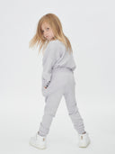 Kids Cashmere Pants Arctic Ice - Gobi Cashmere #color_clear-gray