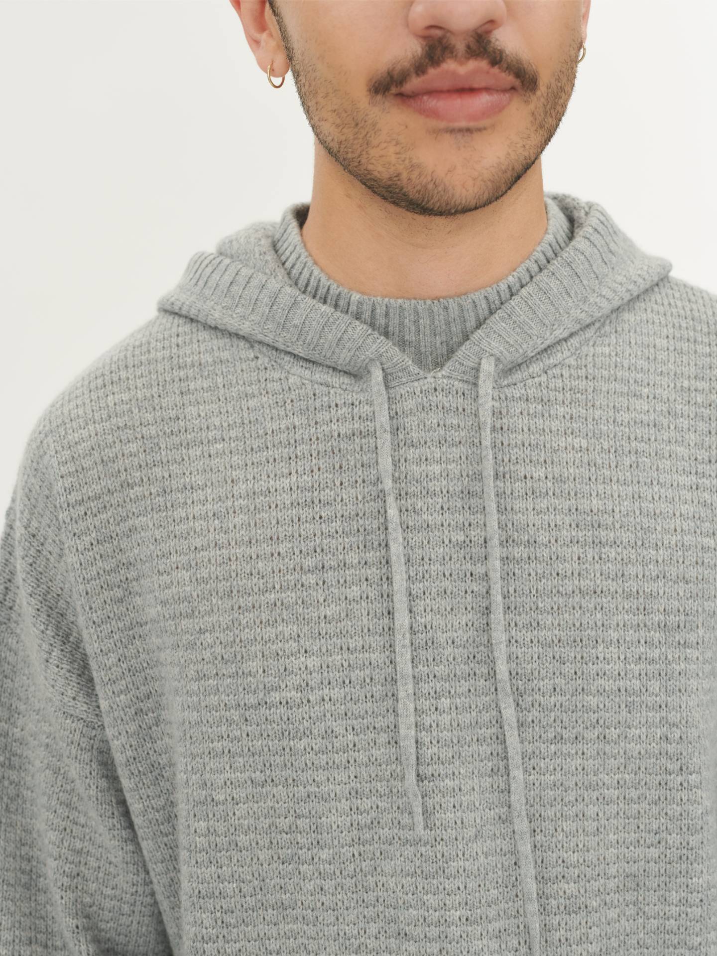 Men's Cashmere Hoodie Vapor Blue - Gobi Cashmere