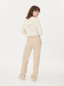 Women's Cashmere Straight Leg Jogger Taupe - Gobi Cashmere #color_beige