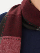 Women’s Fringed Scarf in Red | GOBI Cashmere UK