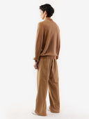 Men’s Cashmere Polo Sweater Sheepskin | GOBI UK