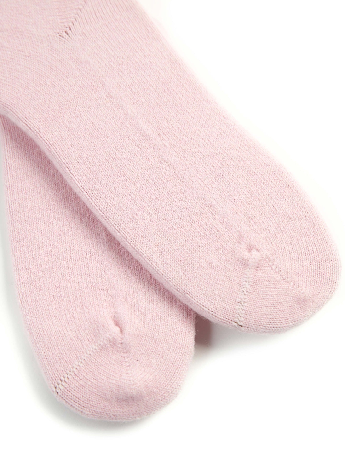 Women's Cashmere Trim Knit Socks Almond Blossom - Gobi Cashmere