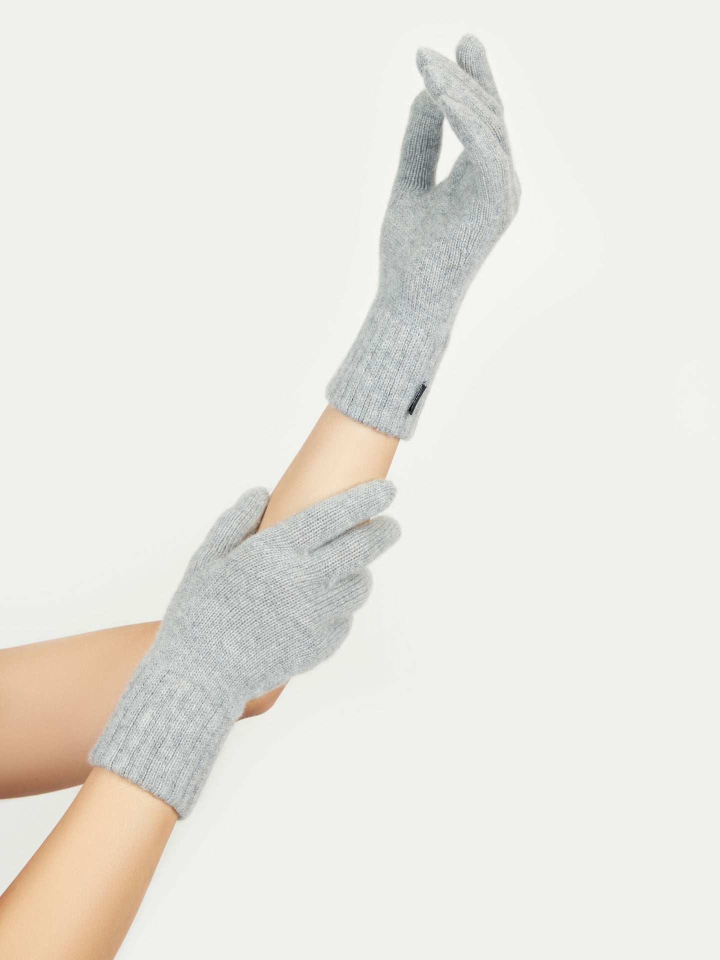 Women's Cashmere Gloves Light Gray - Gobi Cashmere