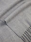 Cashmere Fringed Scarf Vapor Blue - Gobi Cashmere