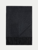 Unisex Cashmere Oversized Woven Scarf Gray - Gobi Cashmere