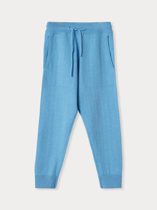 Kids Cashmere Pants Cerulean - Gobi Cashmere