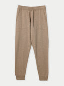 Organic Colour Men's Cashmere Jogger Taupe - Gobi Cashmere