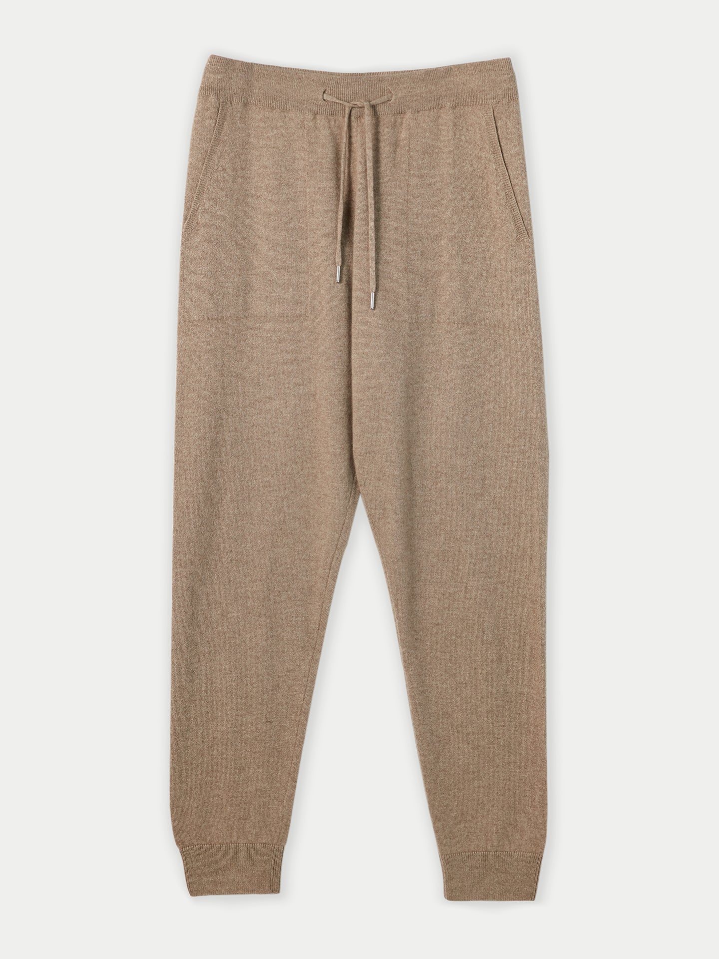 Men's Cashmere Jogger Taupe - Gobi Cashmere