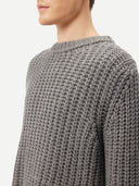 Unisex Cashmere Crewneck Sweater  Plum kitten- Gobi Cashmere #color_plum-kitten