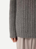 Unisex Cashmere Crewneck Sweater  Plum kitten- Gobi Cashmere #color_plum-kitten