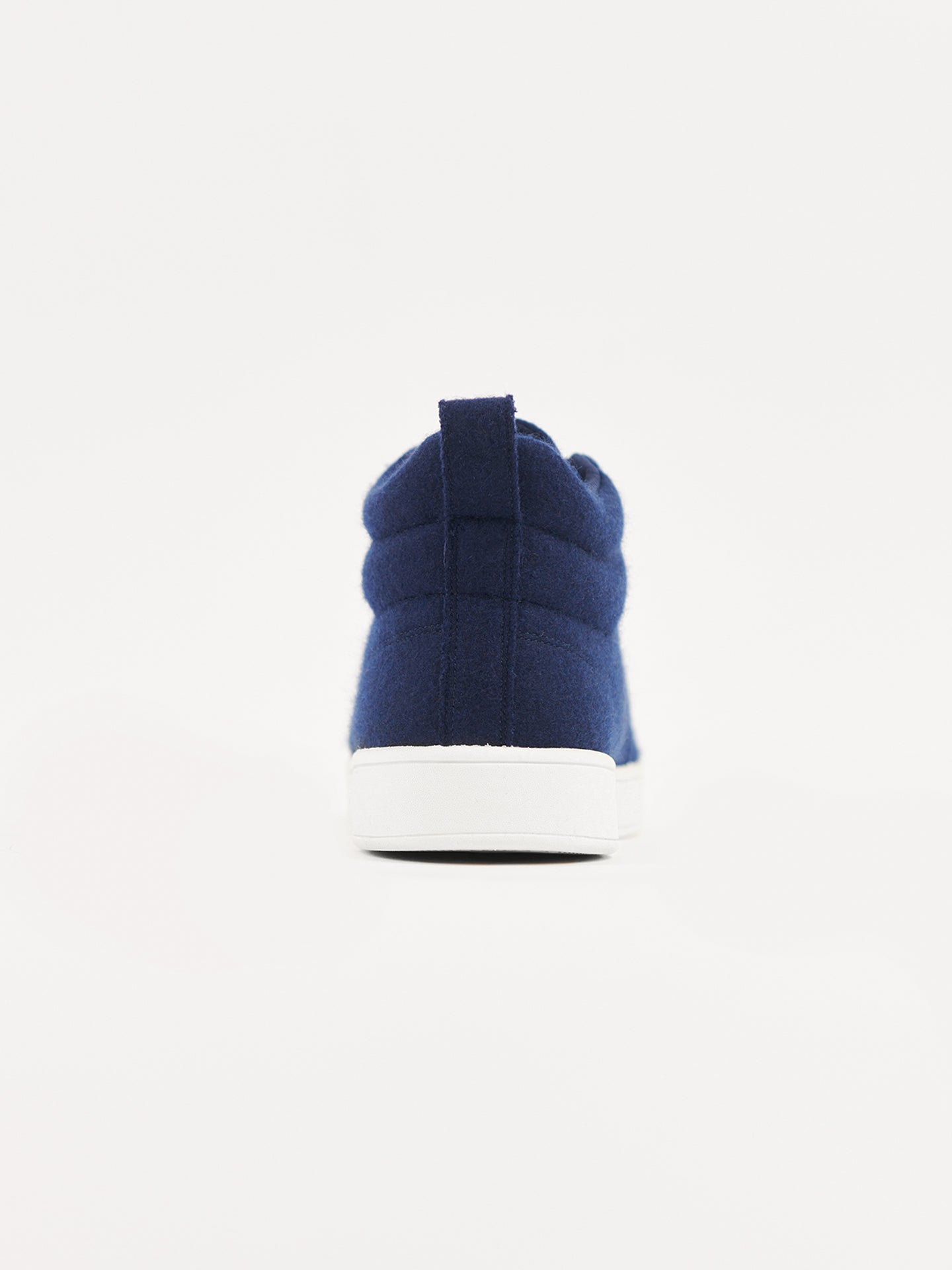 Unisex Cashmere High-Top Trainers Navy - Gobi Cashmere