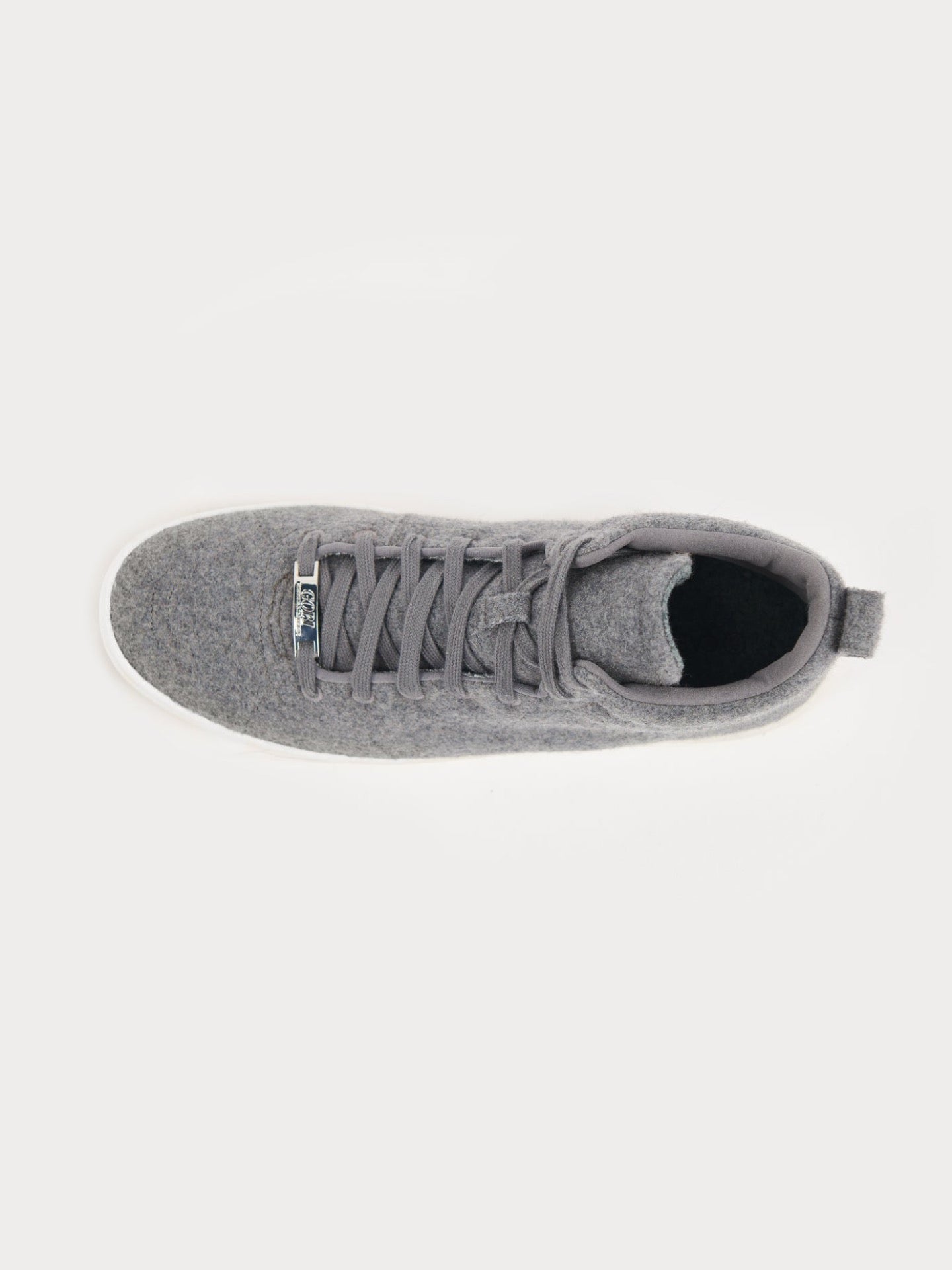 Unisex Cashmere High-Top Trainers Gray - Gobi Cashmere