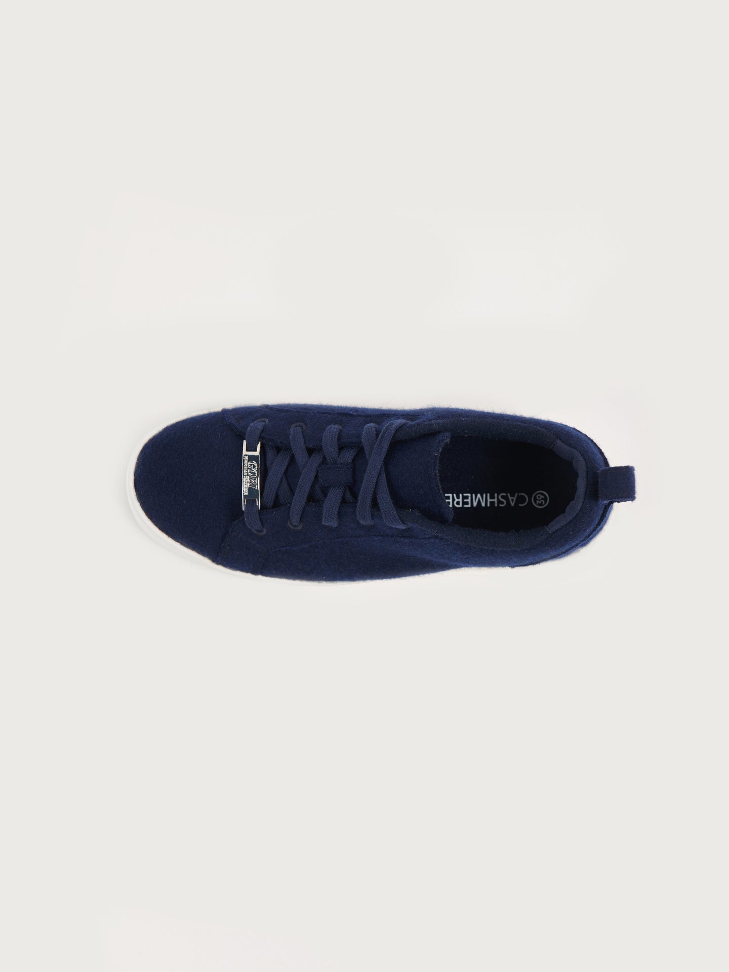 Unisex Cashmere Wool Trainers Navy - Gobi Cashmere