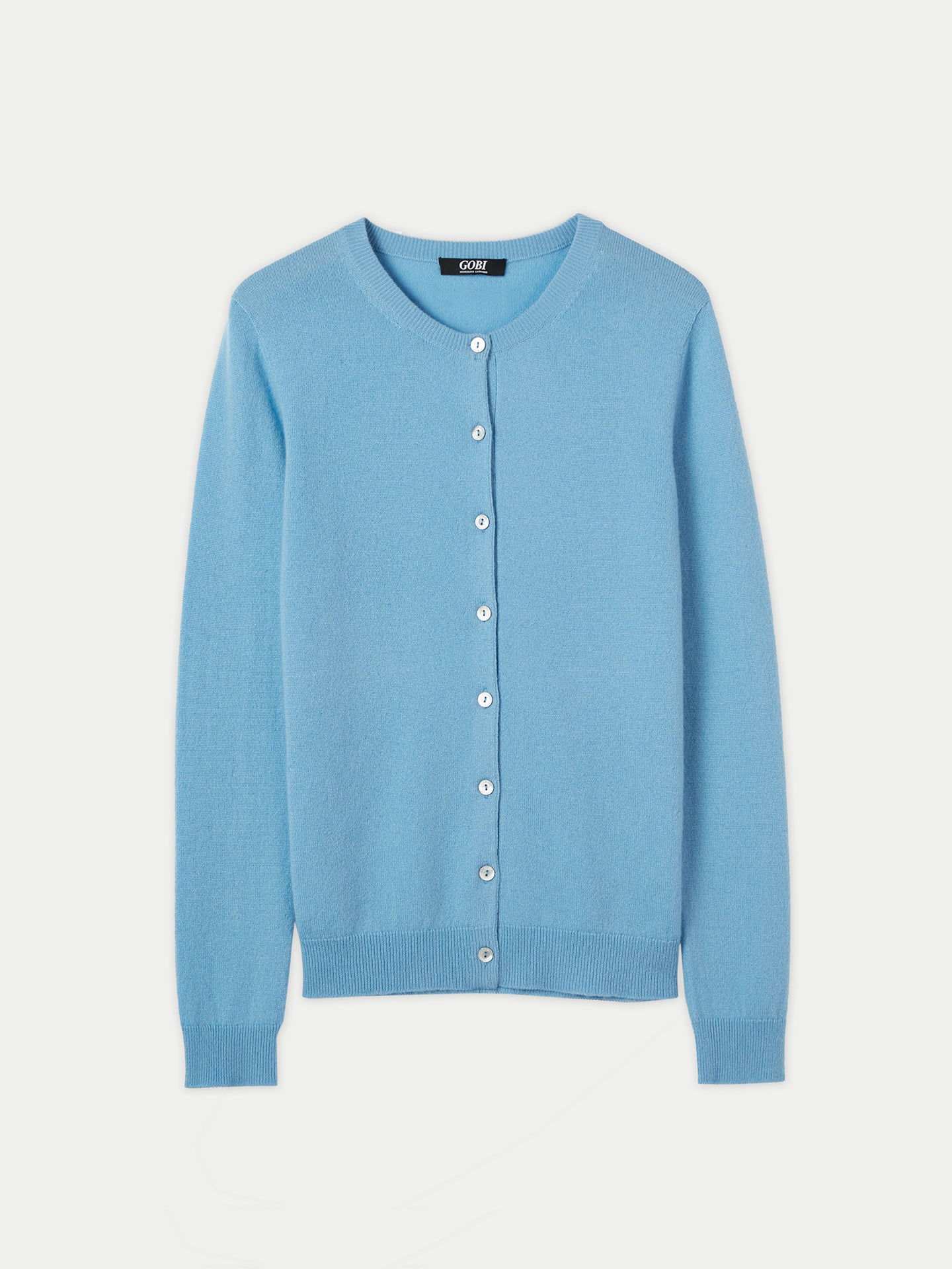 Essential Cashmere Crewneck Cardigan