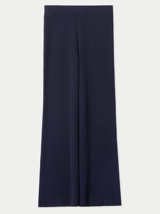 Women's Cashmere Pants Navy - Gobi Cashmere