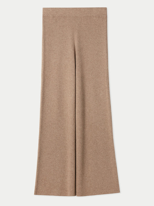 Women's Cashmere Pants Taupe - Gobi Cashmere
